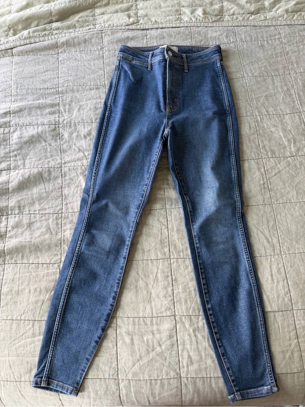 Everlane Way High Rise Skinny Jeans - Medium Blue